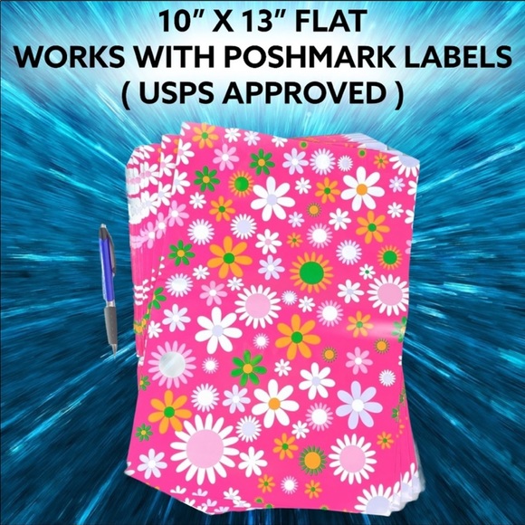 25 10X13 Hippie Flashback Bundle Poly Mailers FIRM - Picture 4 of 7